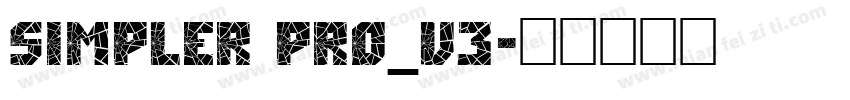 Simpler Pro_V3字体转换